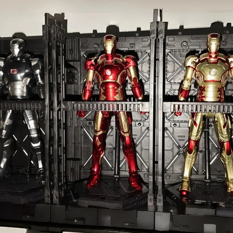 Fondjoy Marvel 1:12 Serie de Montaje 3 Iron Man 3 Mk3 Figura de Acción Caja Sorpresa Vengadores Saga Infinita Modelo Coleccionable Juguete Regalo