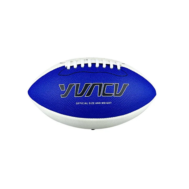 Fútbol americano estándar para adiestramiento al aire libre y juego recreativo con tamaño estándar oficial, Rugby de talla 9,6, 1 ud.
