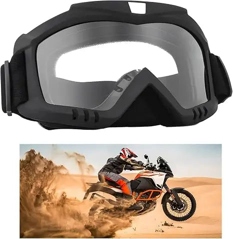Gafas de protección para motocross, resistentes al viento, con lentes de alta definición, ideales para carreras y uso en terrenos irregulares, gafas para motociclistas y ciclistas, tanto para hombres como para mujeres.