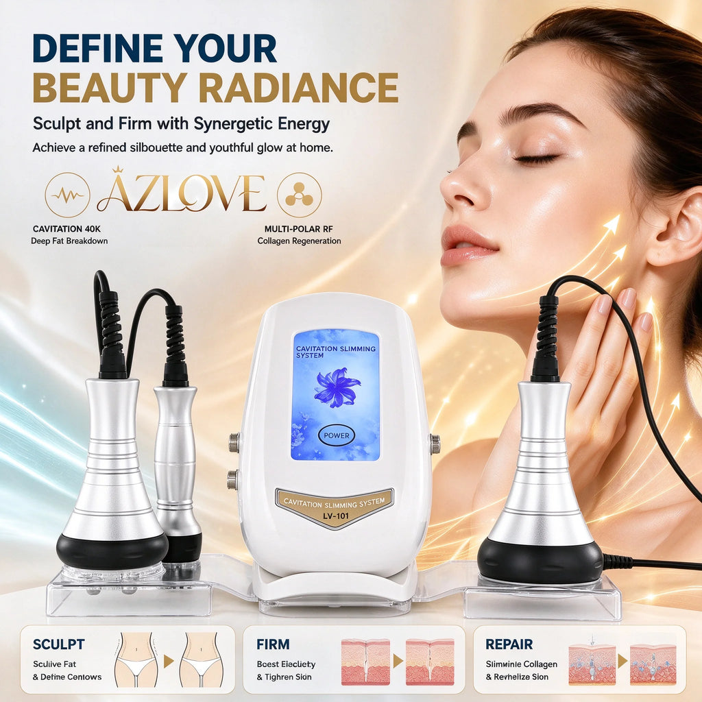 Máquina de Masaje de Radiofrecuencia Facial y Corporal con Cavitación Ultrasónica 40K, para Adelgazar, Moldear el Cuerpo y Quemar Grasa, Venta Caliente 2026
