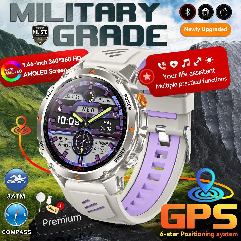 Reloj inteligente con GPS Forerunner 570, sumergible 3ATM, pantalla AMOLED, GNSS multibanda, brújula, altímetro, linterna, reloj deportivo inteligente para hombre