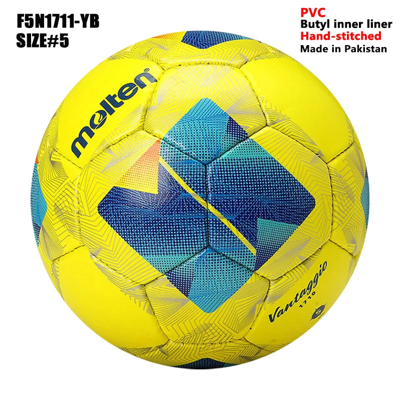 Balones de Fútbol Molten 2027, Tamaño Estándar 5 y 4, Alta Calidad, para Deportes de Equipo al Aire Libre, Partidos, Entrenamientos de Fútbol