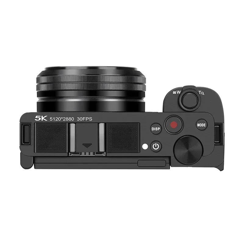 Cámara digital WIFI compacta para vídeos Vlogging con linterna Zoom óptico 5X y enfoque AF/MF, visión nocturna IR y batería larga