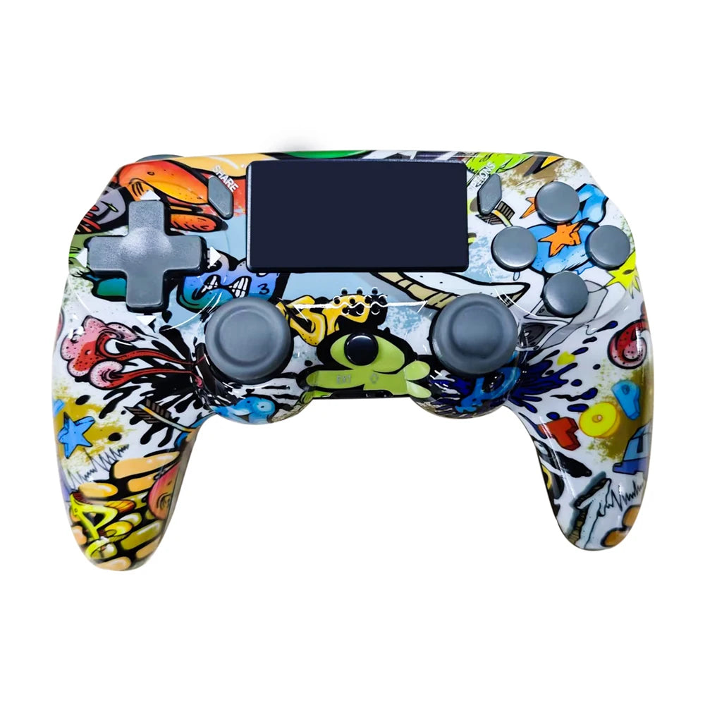 GAMINJA P47 Wireless Bluetooth Controller Gamepad With 6-axis Gyroscope PC Joystick Touchpad Dual Vibration For PS4 PC Wins 7 8