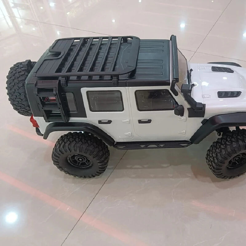 HB 1/10 R1011 Wrangler RC actualizado 4WD 2,4G eléctrico con cabrestante tres configuraciones escalada vehículo todoterreno modelo juguete para adultos