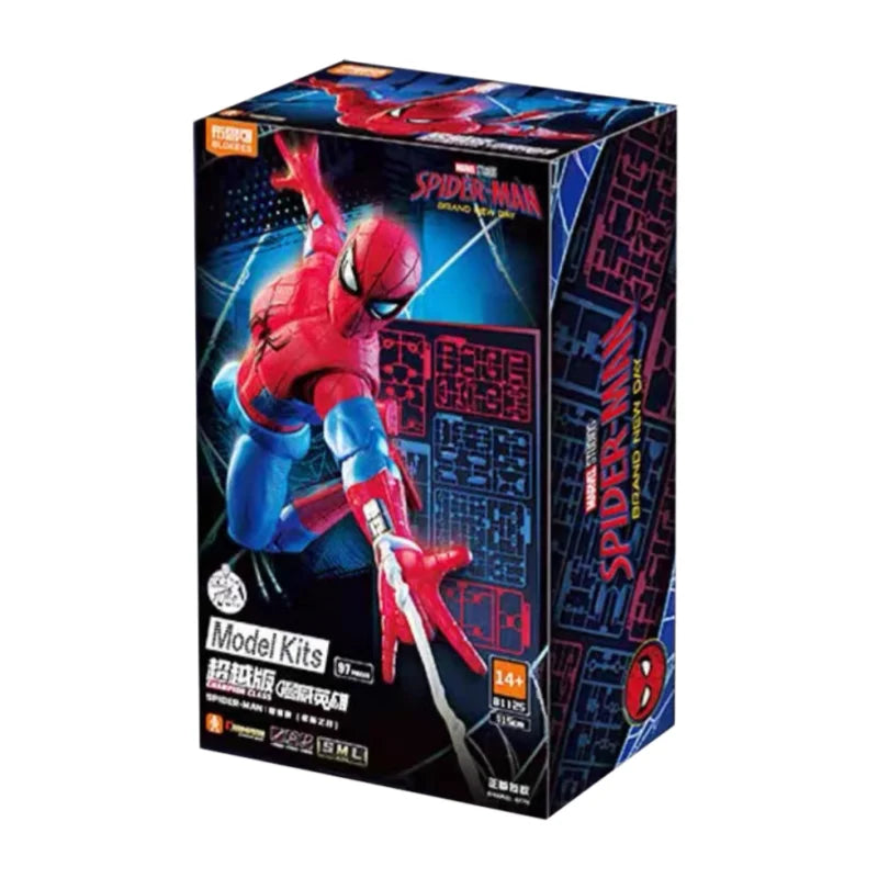 Blokees MARVEL RIVALS CHAMPION CLASS INVISIBLE WOMAN JEFF THE LAND SHARK Figuras de Acción Articuladas Juguetes de Modelo Ensamblables