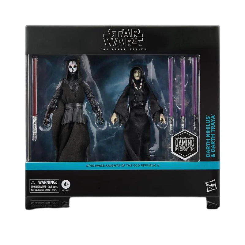 Hasbro Star Wars Black Series Darth Nihilus Darth Traya Action Figures Knights Of The Old Republic Ii Gaming Greats Collectible