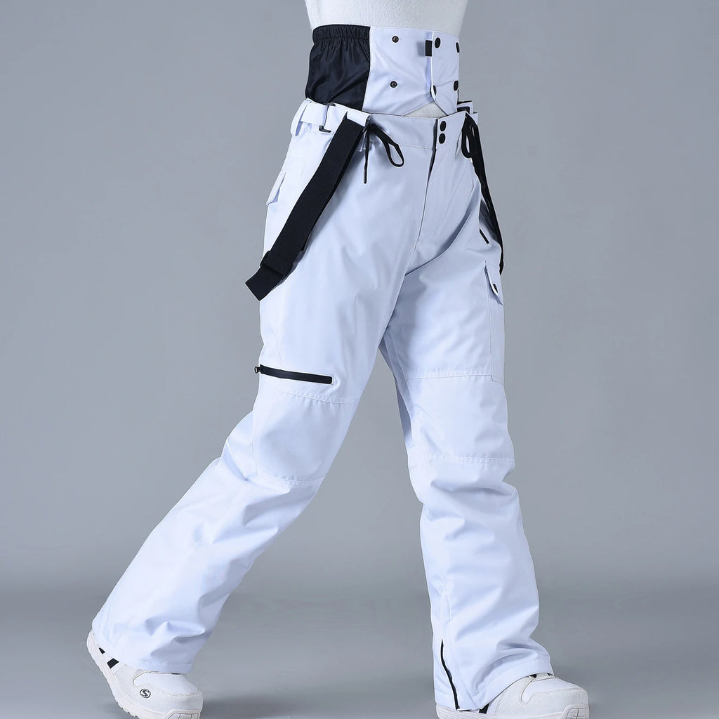 Nuevo, hombres y mujeres, pantalones de nieve con protección de cintura, pantalones de nieve de Snowboard, ropa de esquí, pantalón de traje de esquí, pantalones de snowboard