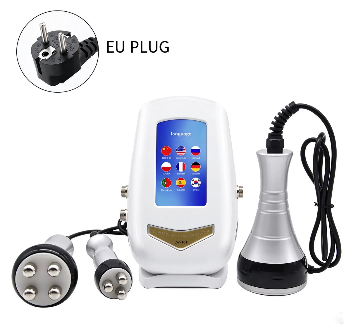 Máquina de Radiofrecuencia y Masaje Corporal y Facial con Cavitación Ultrasónica 40K, la Más Vendida del 2026, para Pérdida de Peso, Contorno Corporal, Adelgazamiento y Quema de Grasa