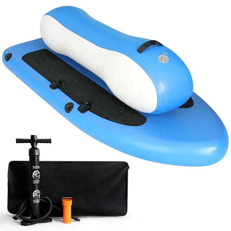 Moto Acuática Inflable Eléctrica, Bote a Motor Flotante Portátil DWF
