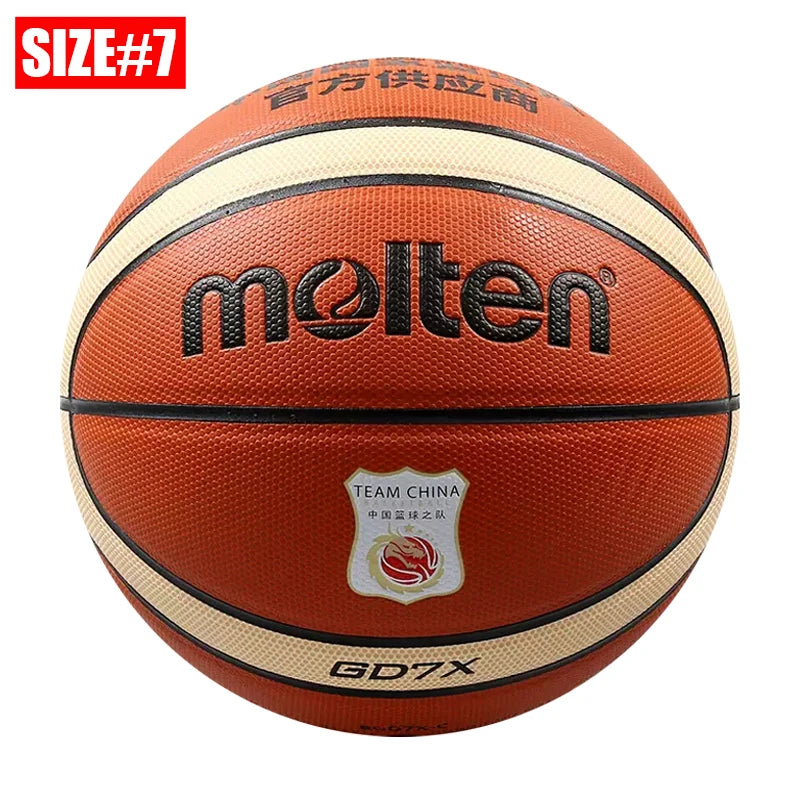 Balón de Baloncesto Molten 2026, Tamaño Oficial 7/6/5, Material PU, para Interior y Exterior, Entrenamiento, Partidos, Equipo, Baloncesto Original