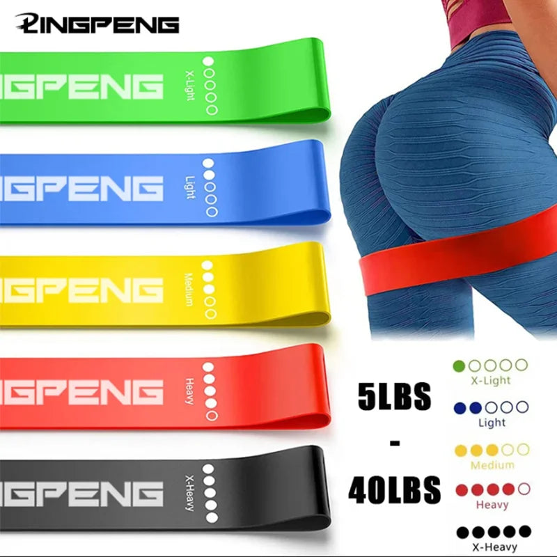 Diferentes bandas de resistencia, banda de Yoga, ejercicio físico, entrenamiento, banda de tensión de cadera, pierna, sentadillas, baile, banda elástica