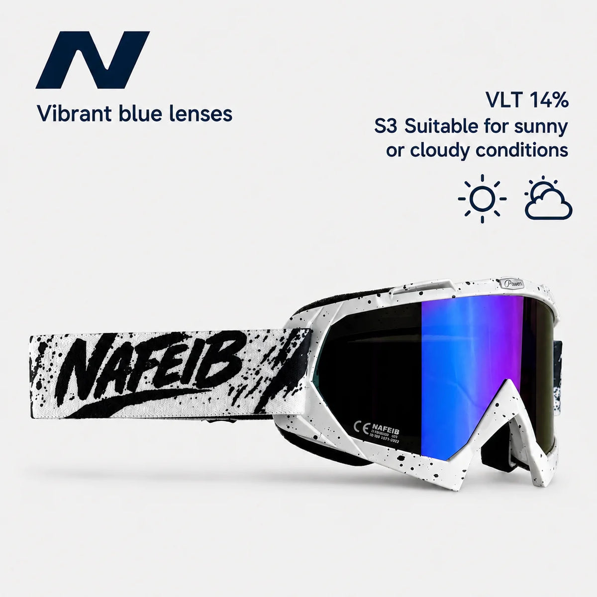 Gafas de esquí, ciclismo, motocicleta, gafas a prueba de viento, UV400, gafas de nieve para snowboard, gafas de esquí para deportes al aire libre de invierno