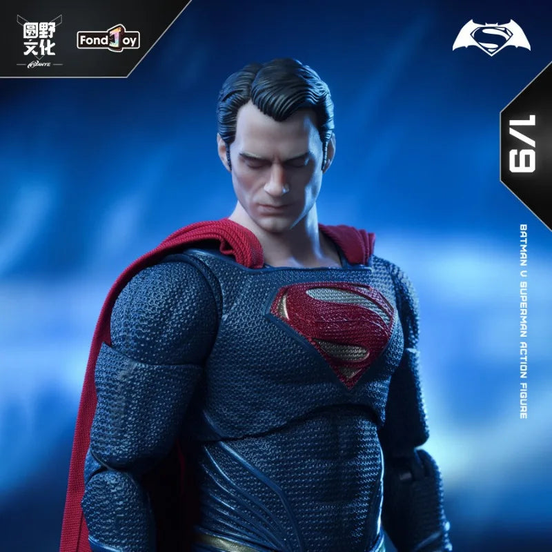 Figura de Acción Móvil Original Fondjoy 1/9 Superman 2.0, Batman vs Superman: La Daga de la Justicia, Modelo Coleccionable de Superhéroe DC, Regalo
