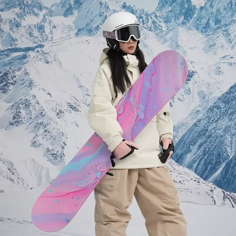 Tabla de snowboard de madera para adultos, deportes de invierno al aire libre, tabla de esquí duradera, precio bajo