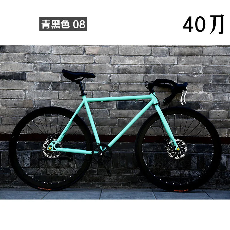 Bicicleta de carretera Bike Live Fly para hombre, modelo deportivo completo, superligera, con freno de disco, neumáticos sólidos de 24" y 26", bicicleta de carretera de carbono para adultos