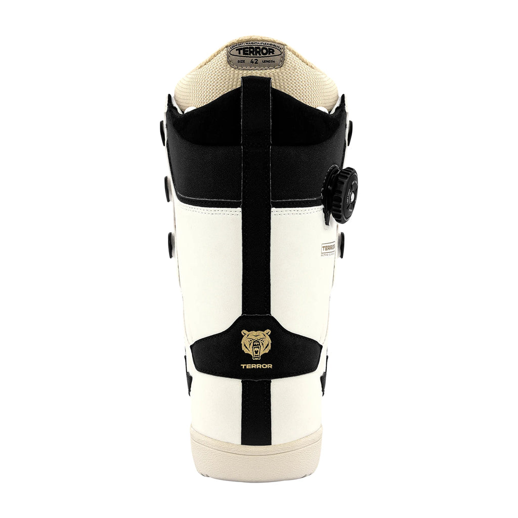 Botas de Snowboard con Sistema de Ajuste TERROR Retro, Cordones Rápidos, Forro Polartec, Cálidas, Transpirables, Unisex, Tallas 36-45