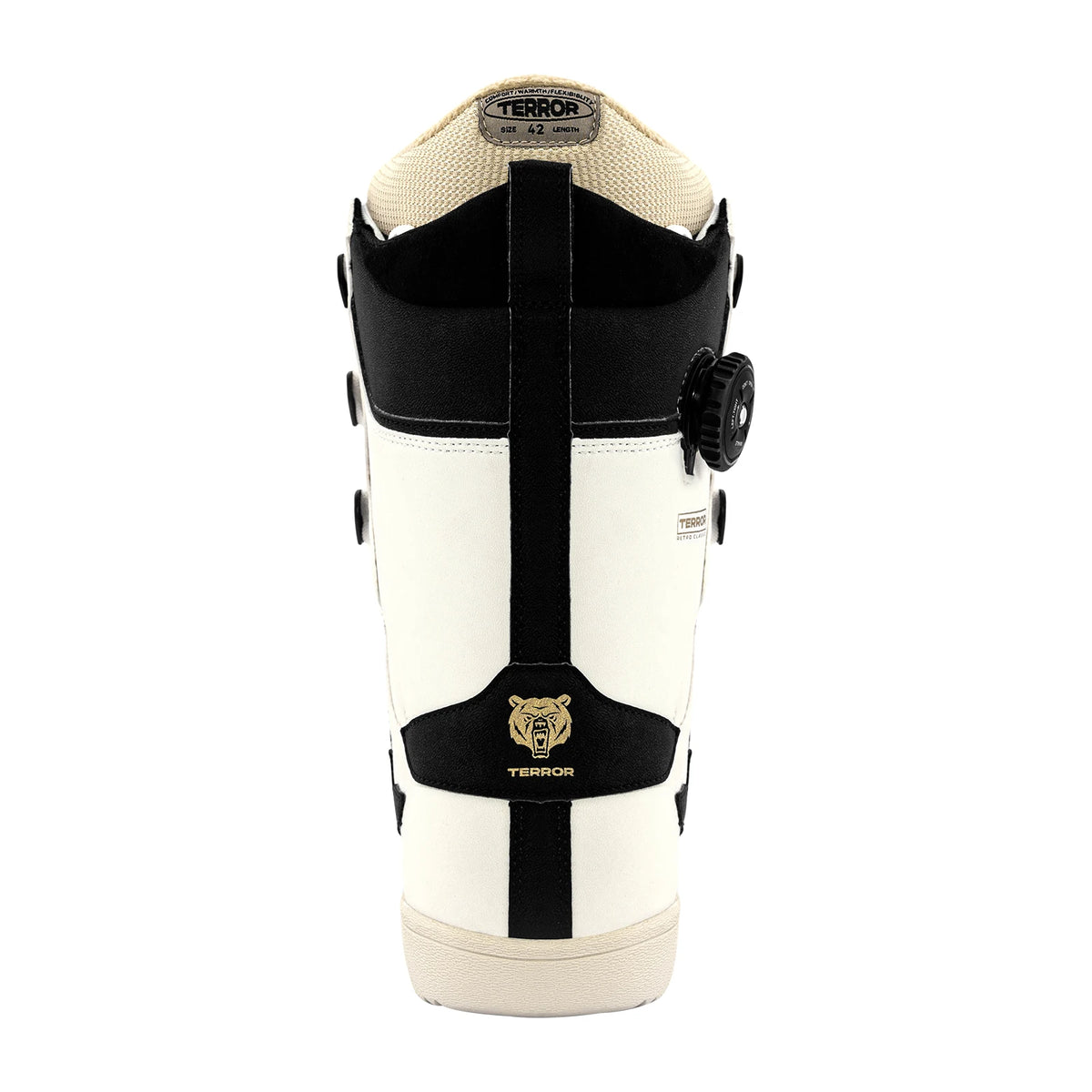 Botas de Snowboard con Sistema de Ajuste TERROR Retro, Cordones Rápidos, Forro Polartec, Cálidas, Transpirables, Unisex, Tallas 36-45