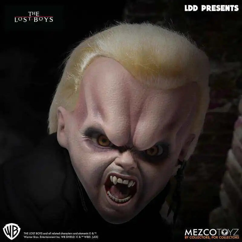 Figura de acción coleccionable de terror Mezco Toyz Living Dead Dolls The Lost Boys David de 10 pulgadas para coleccionistas adultos de terror