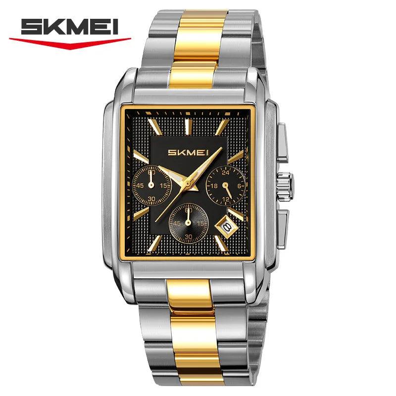 SKMEI 2339 Quartz Watch Fashion Quartz Watches Men's Watch Business Multi-functional Six-hand Watches Waterproof Wristwatch