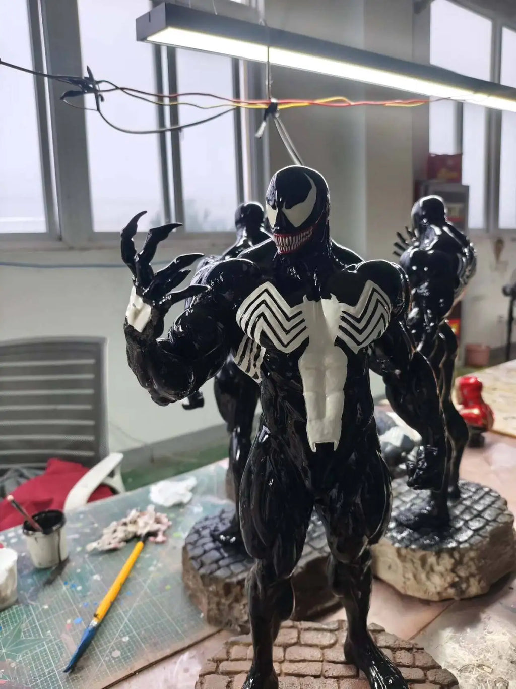 1/4 Scale Venom Marvel Figure FC Replica Edition Resin Model Statue for Desktop Decoration Birthday Gift Toy Collectible