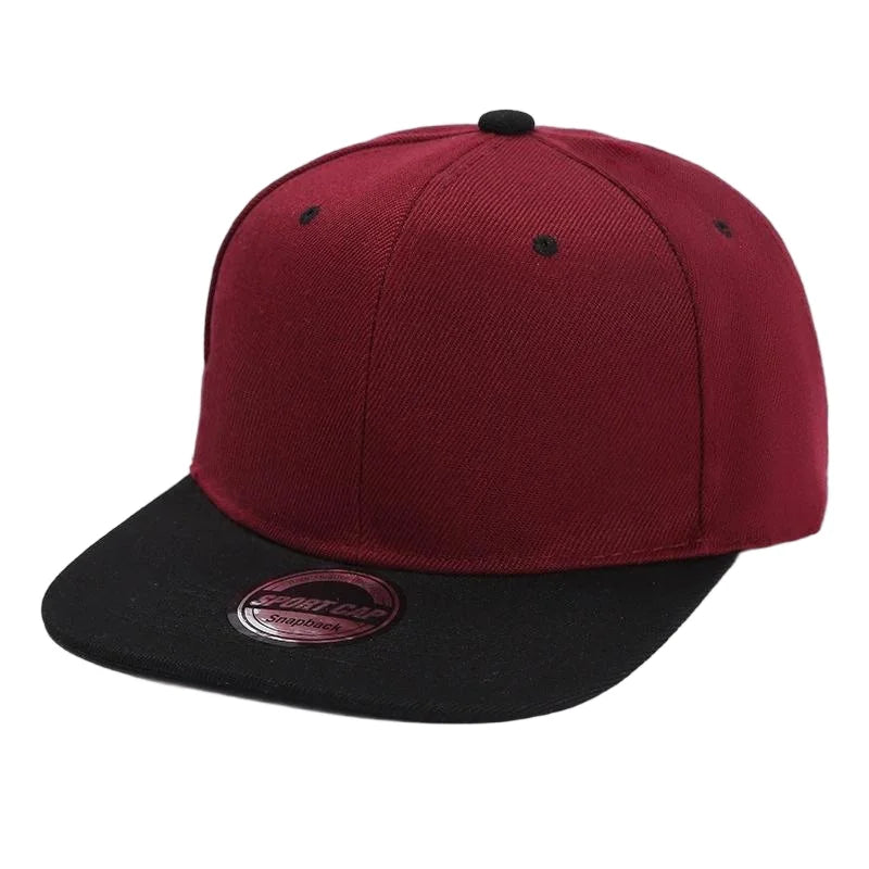 Gorra de béisbol de estilo hip-hop para hombre, tendencia coreana, moda urbana, versátil, color negro, para actividades al aire libre, baile urbano, de ala plana.