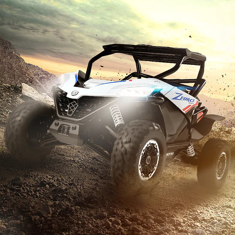 Nuevo Coche RC 2.4G a Escala 1/12, Simulación a Escala Completa, SSV ZFORCE SPORT R, Vehículo Todoterreno 4WD, Coche de Escalada de Aleación con Luces en Todos los Vehículos