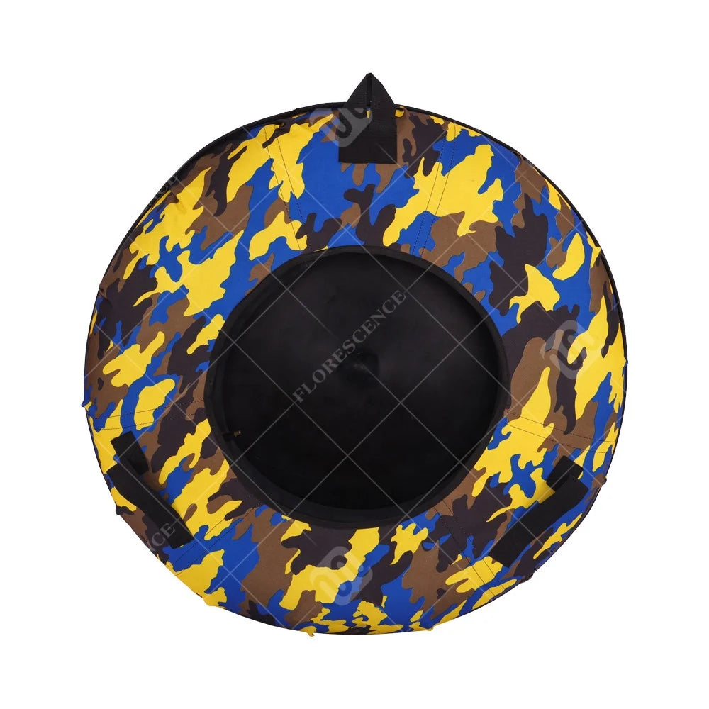 FLORESCENCE - Tubo de Nieve Profesional de 40 Pulgadas (100 cm) para Invierno, Resistente, con Cubierta Exterior de PVC, Trineo Inflable para Niños y Adultos
