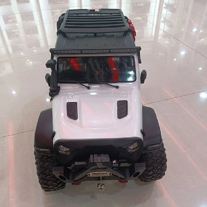 HB 1/10 R1011 Wrangler RC actualizado 4WD 2,4G eléctrico con cabrestante tres configuraciones escalada vehículo todoterreno modelo juguete para adultos