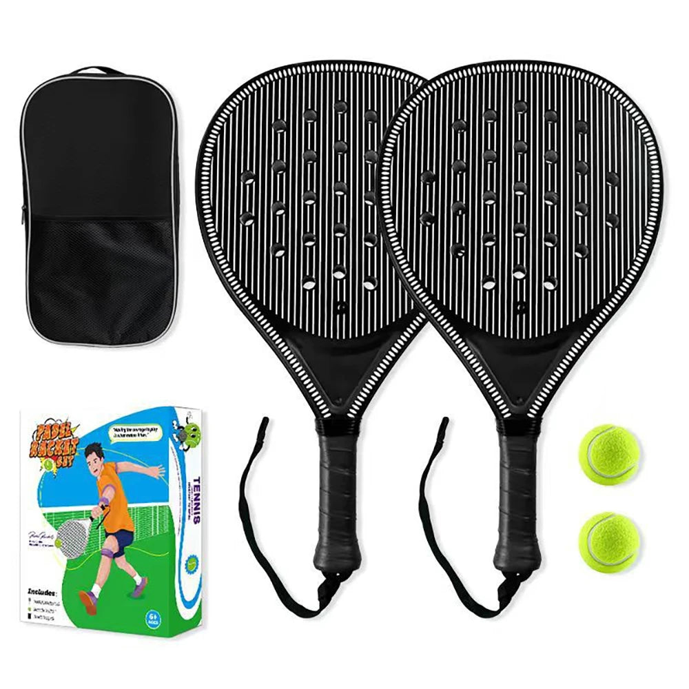 2026 raqueta de tenis más nueva |   Raqueta de padel, hecha de material de fibra de carbono ultraligero, con fuerte elasticidad y buena calidad