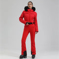 Monos de Snowboard 2025 Sudadera con capucha de invierno Suites de esquí Mujeres Deportes cálidos Chándales de nieve Ropa de esquí impermeable al aire libre a prueba de viento