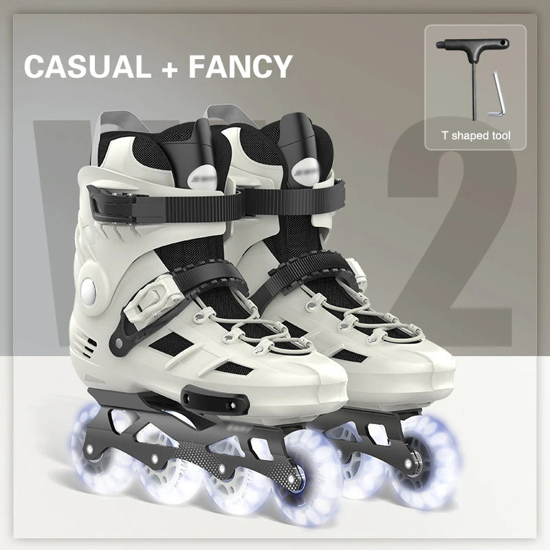 Patines Profesionales para Hombre y Mujer, Patines en Línea de Carreras, Patines de Ruedas, Patinaje sobre Ruedas