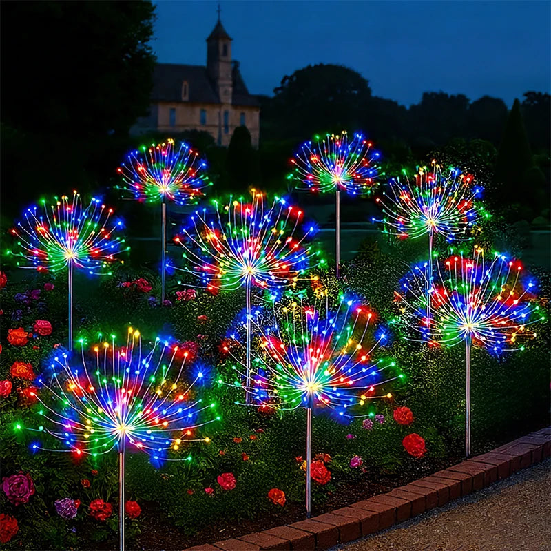 Luces Solares LED para Exteriores, Luces Decorativas Impermeables para Jardín, Camino, Patio, Balcón, Césped