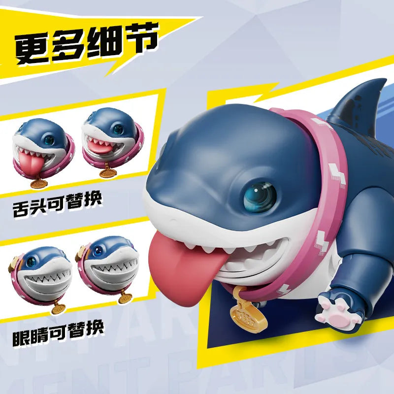 Blokees MARVEL RIVALS CHAMPION CLASS INVISIBLE WOMAN JEFF THE LAND SHARK Figuras de Acción Articuladas Juguetes de Modelo Ensamblables