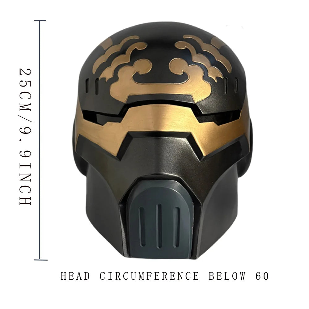 SW Cosplay Asajj Ventress Helmet Mask for Man Resin Material Halloween Mask Masquerade Carnival Party Props for Adult