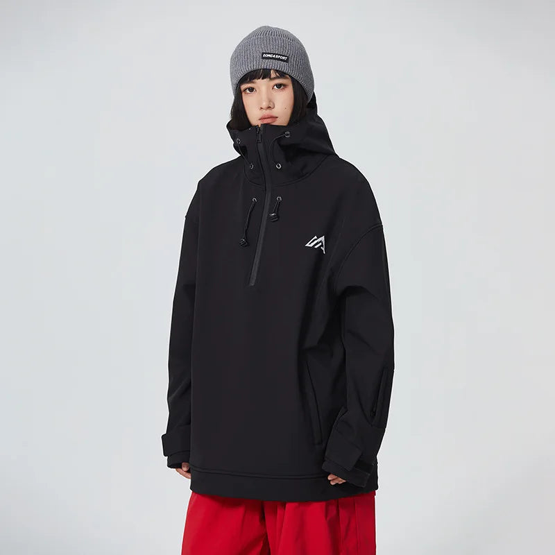 Sudadera con capucha para hombre y mujer, ropa de Snowboard, gruesa, cálida, profesional, impermeable, esquí, abrigo superior, Invierno