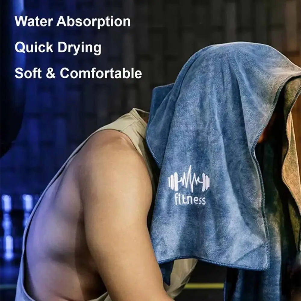 Toalla deportiva portátil de secado rápido, toalla absorbente suave y ligera, toallas de microfibra para hombres y mujeres
