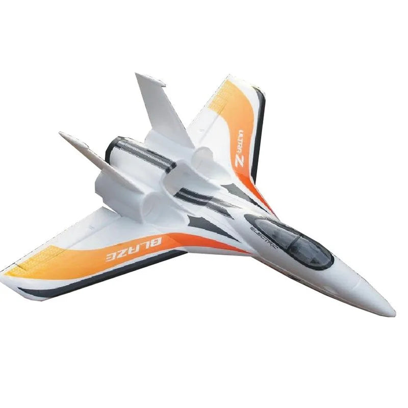 Avión de Control remoto de ala fija eléctrica de espuma Epp Astro Delta Ultra-Z estilo rojo, modelo de empuje de cola con conductos de 64mm