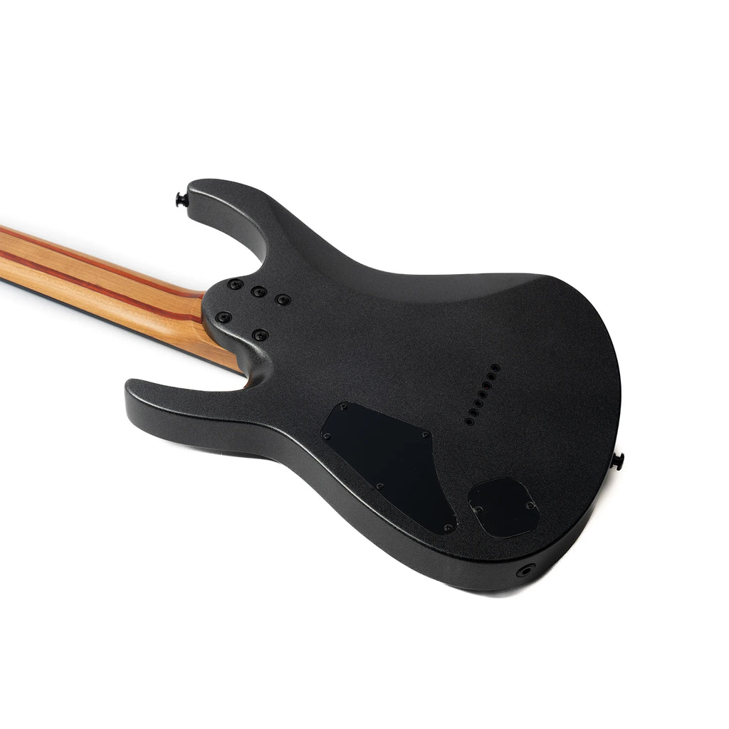 EART Guitar EXP-H7-SE, guitarra eléctrica de caoba asada de 7 cuerdas de 25,5 ", 5 piezas de arce asado + mástil Padauk, diapasón de palisandro de la India