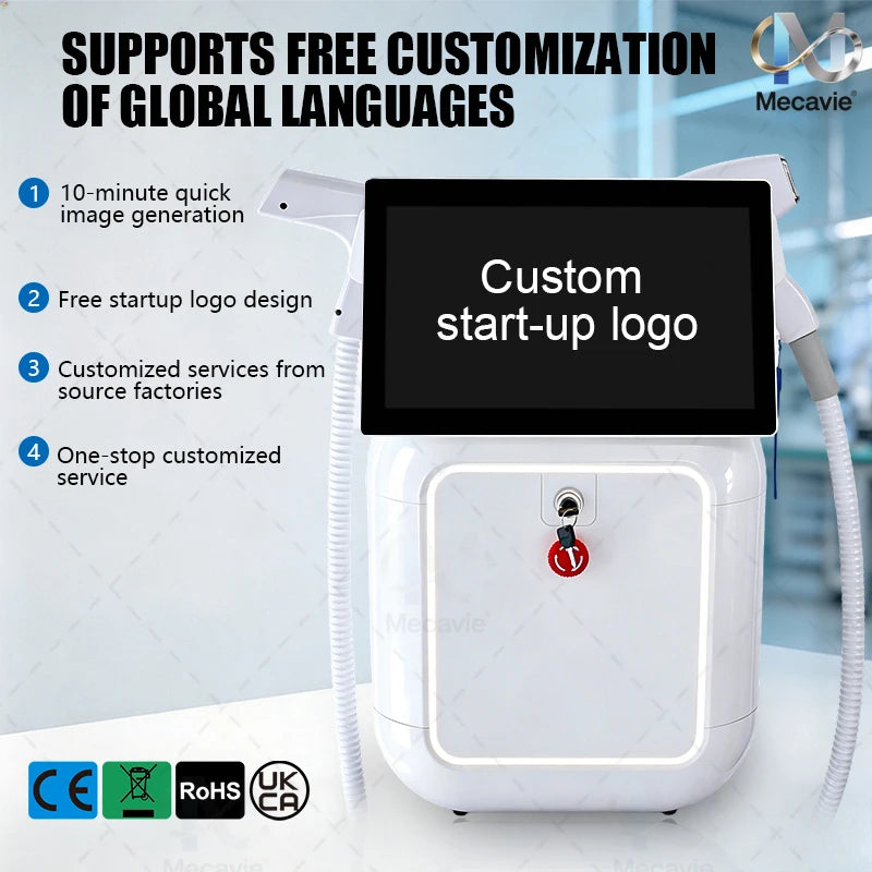 Máquina de Depilación Láser de Diodo de 6 Ondas y 6000W Profesional 2026 2 EN 1, Máquina de Eliminación de Tatuajes Picos Q-Switch ND YAG para Salón de Belleza