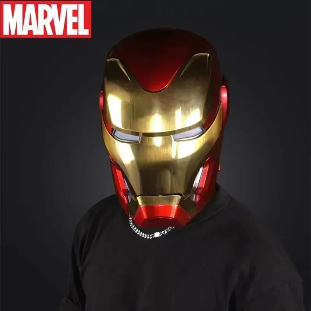 En Stock, Casco Transformable de Iron Man MK50 de Marvel, Escala 1:1, Réplica para Cosplay, Artículo Coleccionable Auténtico, Regalo