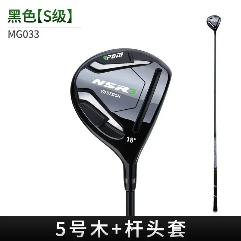 PGM NSR3 Palos de Golf para Hombre 1/3/5/4H R/S Hierro Madera Driver Aleación de Titanio Ultraligero para Diestros Ángulo