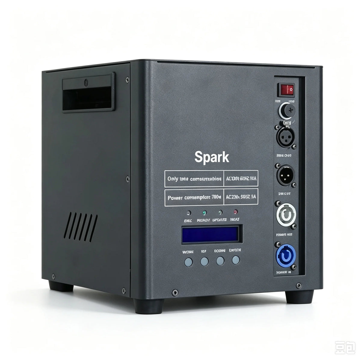 Máquina de Chispas Frías de 700W con Control Remoto DMX, Equipo de Efectos de Chispas con Estuche de Transporte para Decoración de Ambiente en Bodas, Celebraciones y Fiestas
