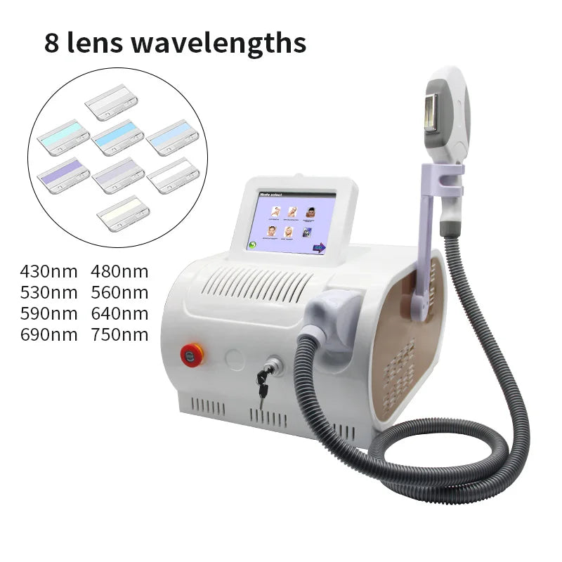 Depiladora Láser IPL+OPT de 2000w, Depilación Indolora con Punto de Congelación para Piel Sensible, Eliminación de Manchas, Pecas y Arrugas, Depilación Permanente