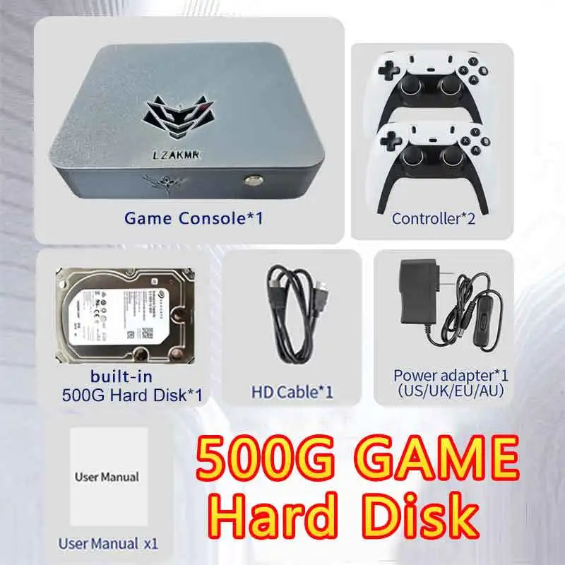 Consola de Juegos Retro AK1, Sistema Dual Win11 y Batocera, 8G/16G RAM, 2/4TB ROM, Más de 99999 Juegos, Más de 60 Emuladores para PS2, PS3, WII, SS, NGC, XB