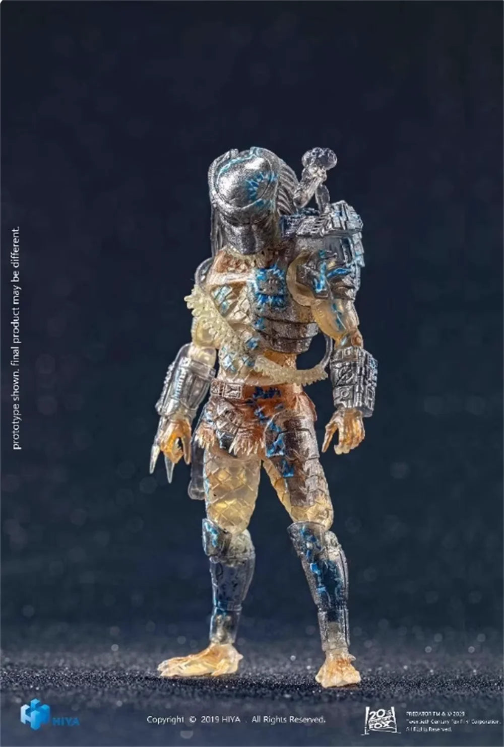 Hiyatoys Serie de Mini Juguetes 1/18 LP0023 LP0024 Blood Warrior Predator Articulación Completa Armas Soldado Plataforma de Soporte Para Colección