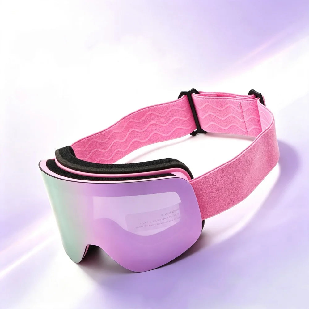 Gafas de esquí unisex de alta definición, con doble capa, tratamiento antiniebla, protección contra el viento y filtro UV400, ideales para esquiar en pendientes, practicar snowboard y patinar sobre hielo.