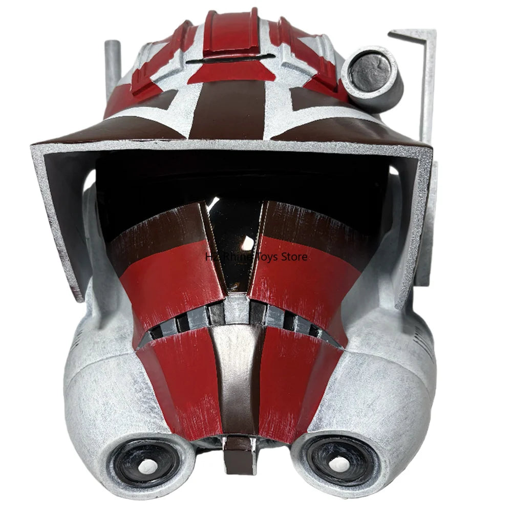 SW Clone Arc Commander Captain Vaughn Helmet Star Clone Trooper Wars Helmet Cosplay Deluxe Halloween Collectible Prop TK065