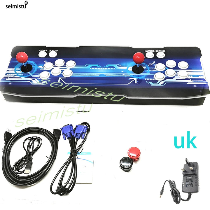 Arcade Box GEMA Console 30000 in 1 3D Retro Arcade Game Console Cabinet Bartop 8 Way Joysticks Push Buttons to TV