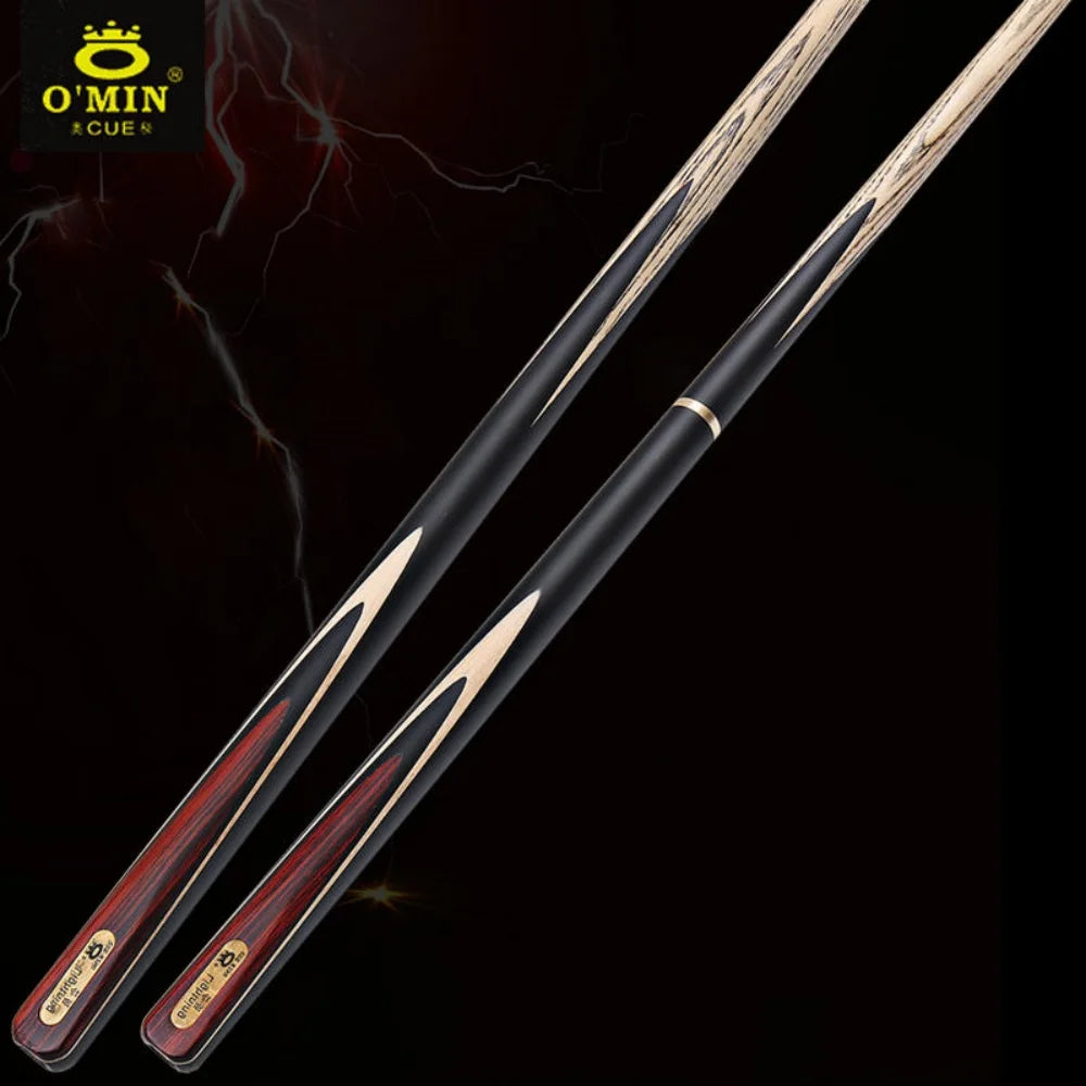 Taco de billar snooker OMIN serie Flash Lightning de 57", 9.5/10/11.5mm, set completo